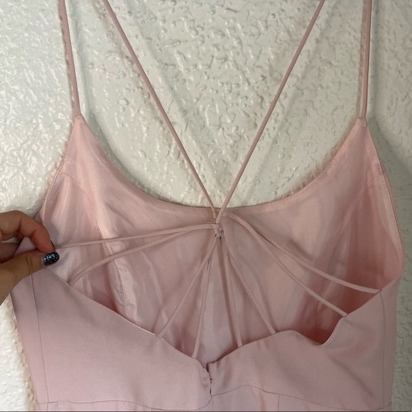 ASOS bridesmaid pink blush dress - Picture 3 of 10